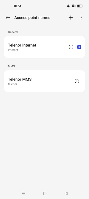 Select the Menu button