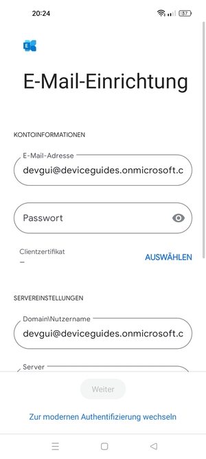 Geben Sie Ihre Passwort ein