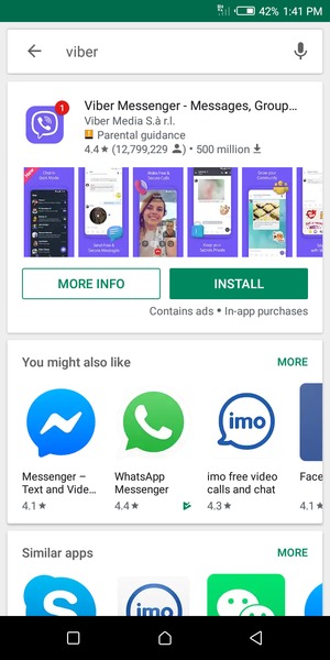 Select the app
