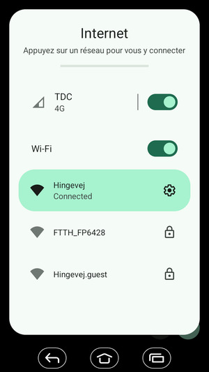 Désactiver le Wi-Fi