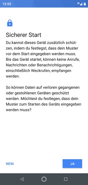 Wählen Sie die gewünschte Option
