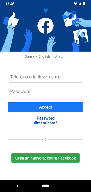 L'app è pronta per l'uso