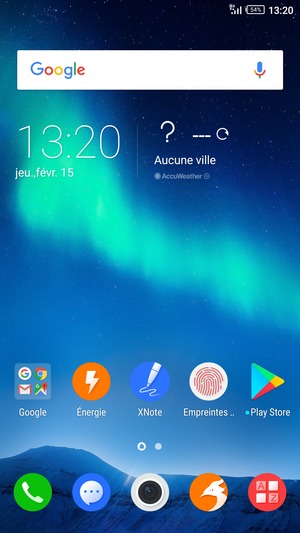Sélectionnez Google