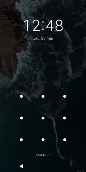 Votre téléphone est maintenant sécurisé par un écran de verrouillage