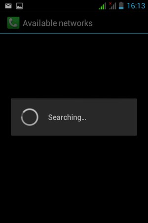 Wait for the search to finish