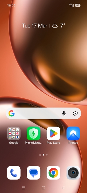 Swipe up