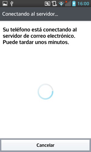 Espere a que finalice el proceso