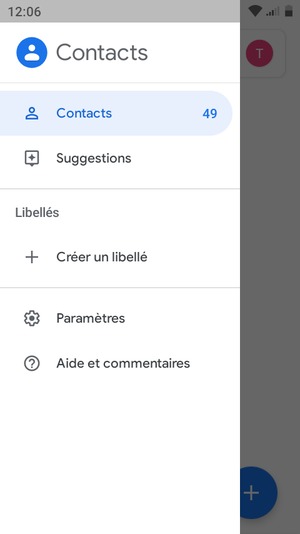 Sélectionnez Paramètres