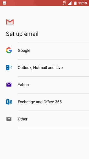 Select Outlook, Hotmail and Live