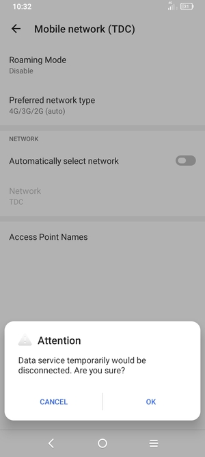 Select OK