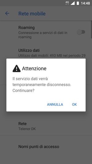 Seleziona OK