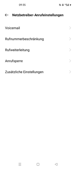 Wählen Sie Voicemail