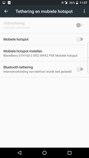 Selecteer Mobiele hotspot instellen
