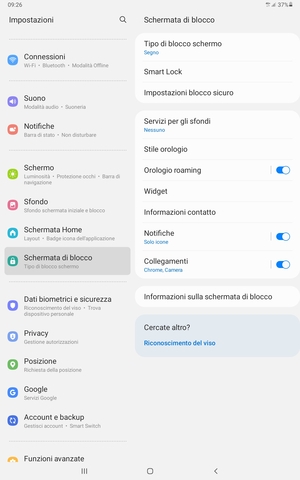 Il tuo tablet è ora sicuro grazie al blocco schermo