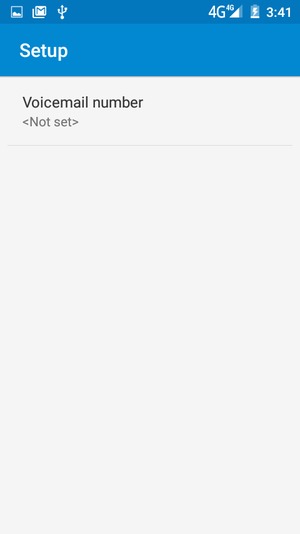 Select Voicemail number