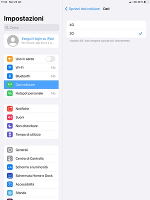 Seleziona 3G