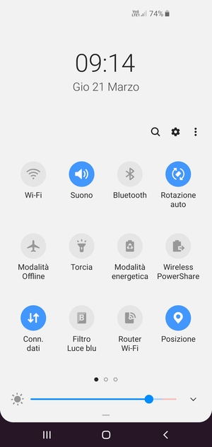 Disattiva Posizione