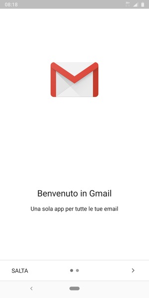 Seleziona AVANTI