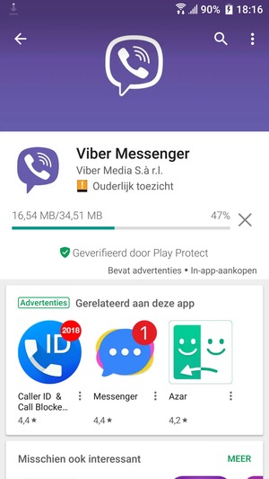 Wacht tot het installatieproces beëindigd is