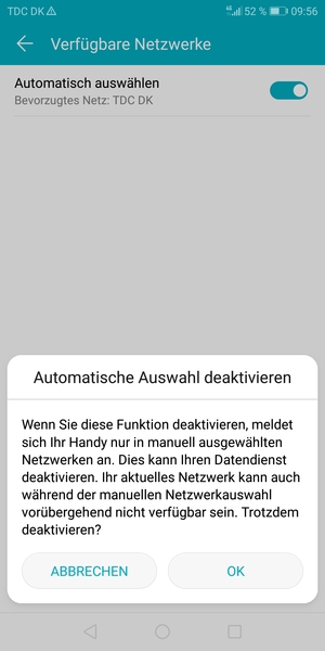Wählen Sie OK