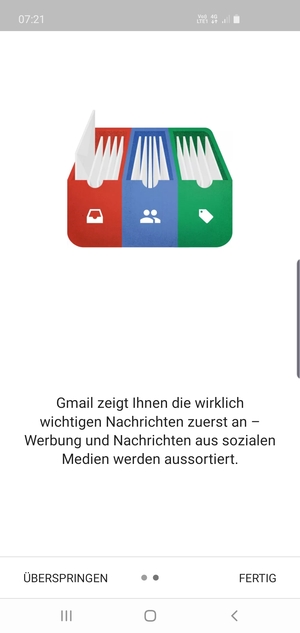 Wählen Sie FERTIG