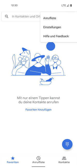 Wählen Sie Einstellungen