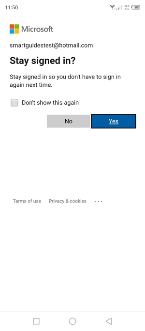 Select your preferred option