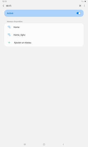 Sélectionnez le réseau sans fil auquel vous souhaitez vous connecter
