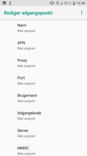 Indtast MMS-oplysninger
