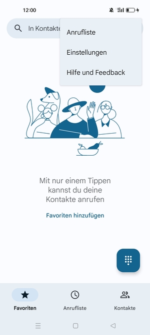 Wählen Sie Einstellungen