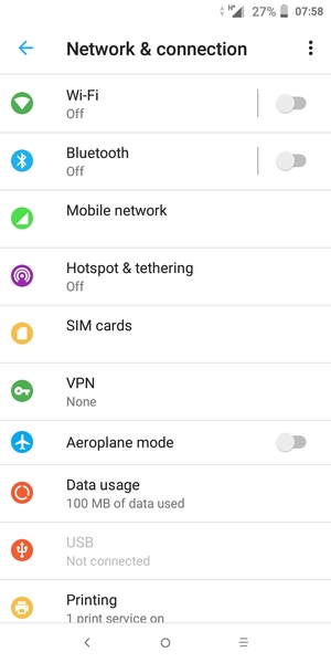 Select Wi-Fi