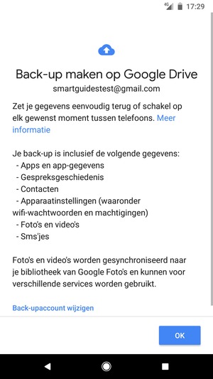 Selecteer OK