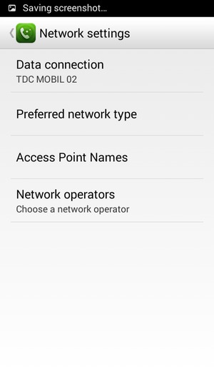 Select Access Point Names