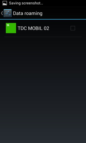 To change network if network problems occur, return to the Settings menu