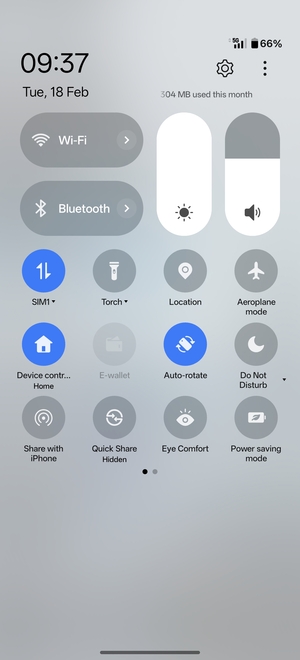 Turn on Automatic brightness