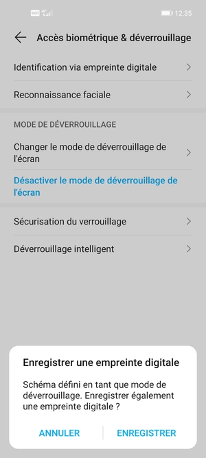 Sélectionnez ANNULER