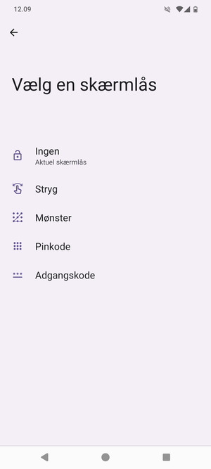 Vælg Mønster
