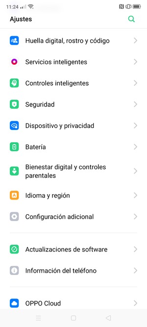 Desplácese y seleccione Dispositivo y privacidad