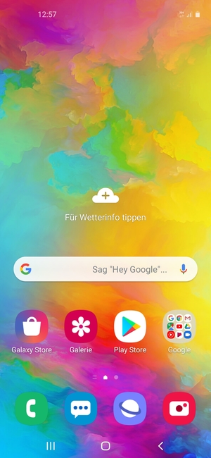 Streichen Sie nach oben