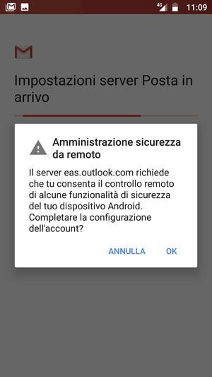 Seleziona OK