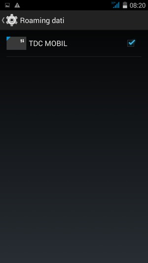 Attiva o disattiva Roaming dati