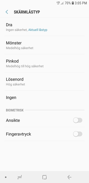Välj Mönster