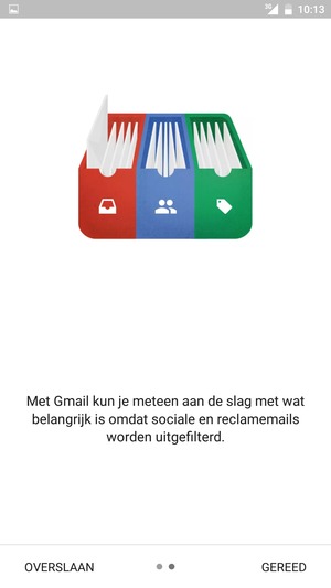 Selecteer GEREED