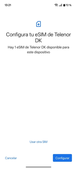Seleccione Configurar