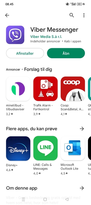 Vælg Åbn
