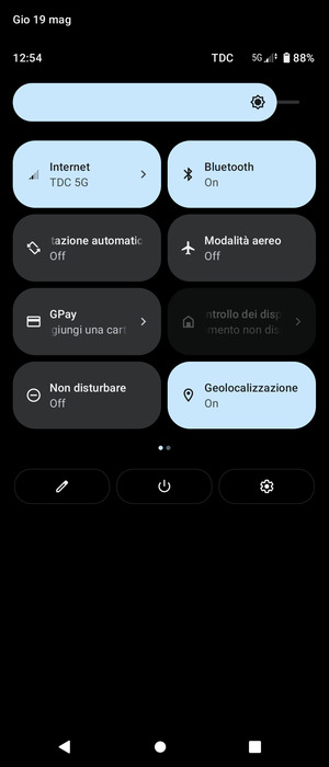 Disattiva Bluetooth