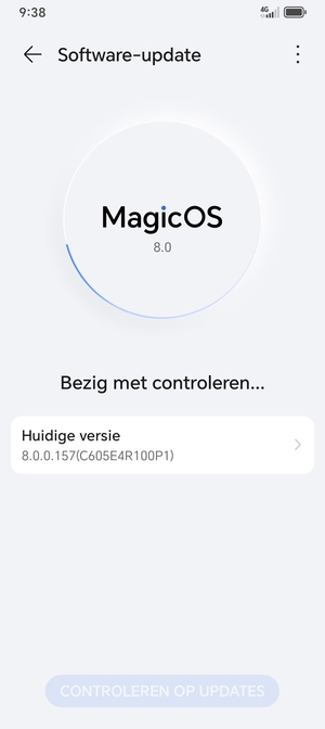Wacht tot de zoekopdracht beëindigd is