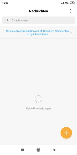 Wählen Sie die Menü-Taste