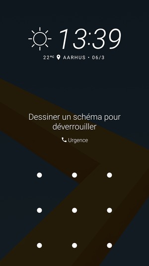 Votre téléphone est maintenant sécurisé par un écran de verrouillage