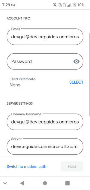Enter your password